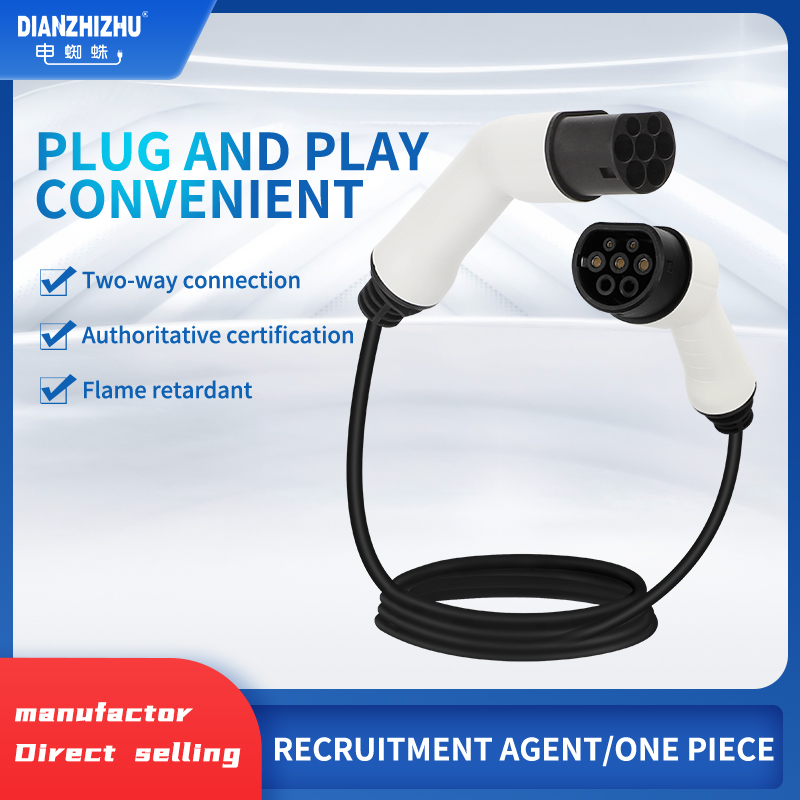 32A歐標雙槍新能源汽車充電槍TYPE210大品牌廠家價格多少錢DIANZHIZHU