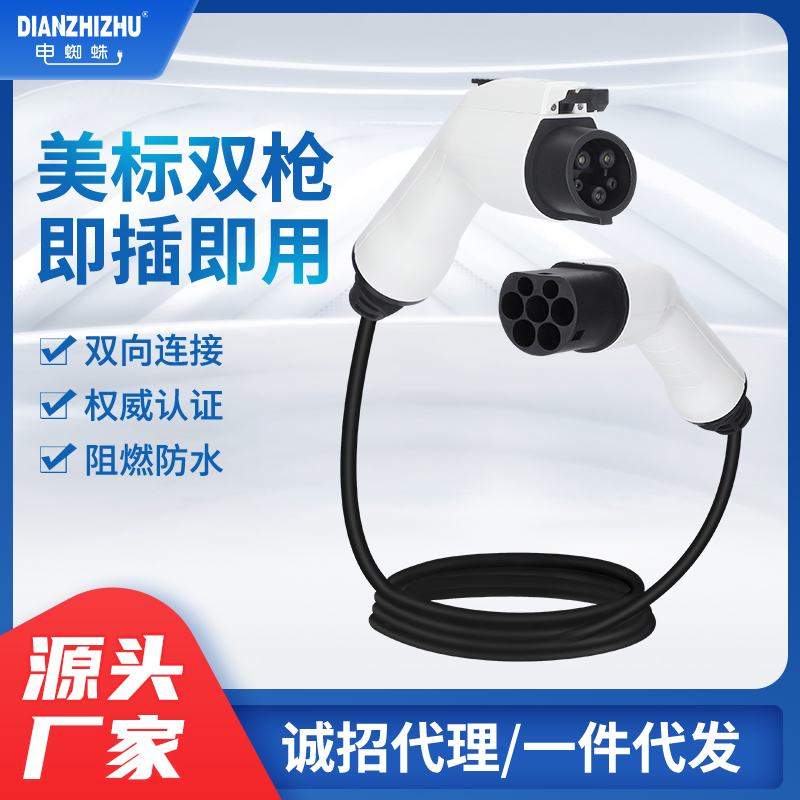 美標雙槍新能源汽車充電器外貿出口廠家品牌價格多少錢代理加盟